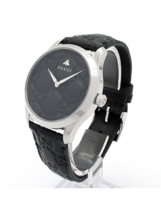 Gucci Watch 126.4 Guccissima Line SS Black main image 10